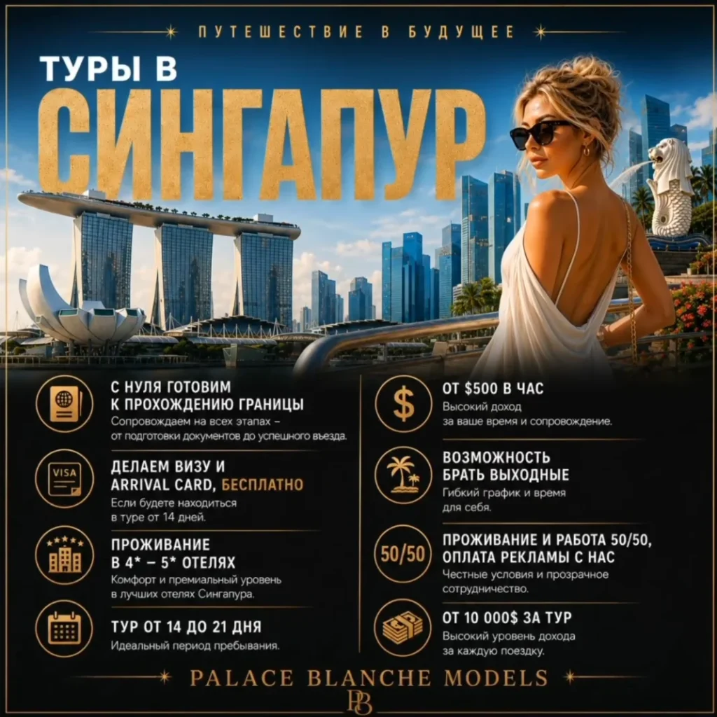 работа в эскорте Сингапура